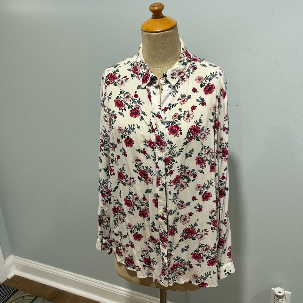 H&M Rose 🌹 Petal Blouse